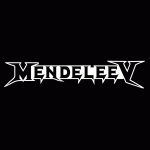 Dmitri Mendeleev in the style of Megadeth