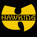 Stephen Hawking in the style of The Wu-Tang Clan