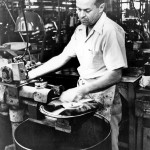 Record manufacturing in 1954