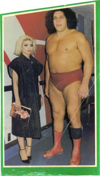 Debbie Harry with Andre the Giant