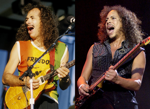 Carlos Santana, Kirk Hammett