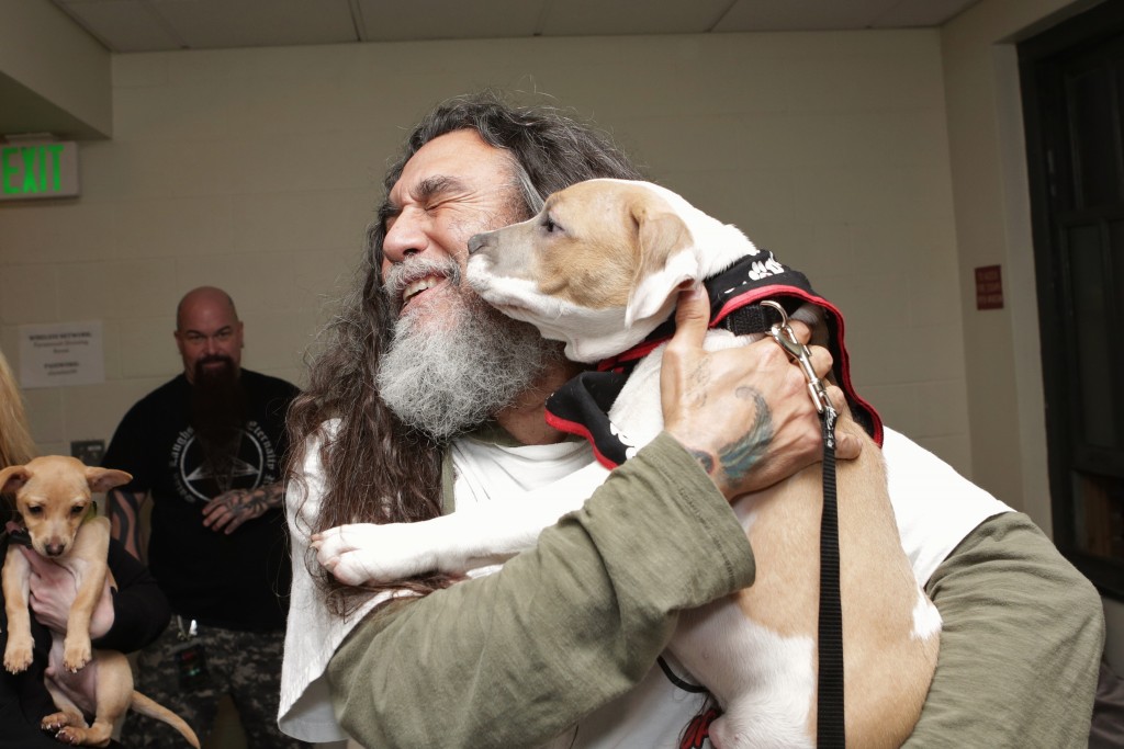 Tom Araya, rescue dog