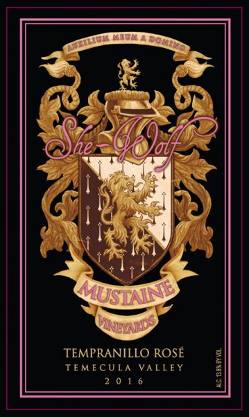 Mustaine Vineyards She-Wolf Rosé