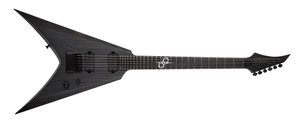 Solar Guitars V1.6ARTIST LTD – TRANS BLACK MATTE