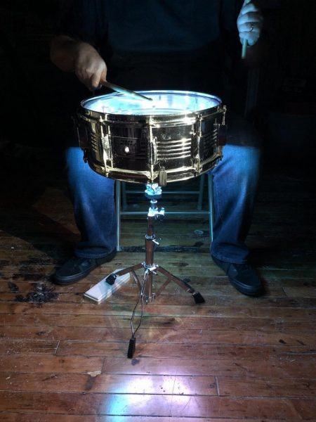 Matt Stultz. Impact Reactive Snare Drum Lights.