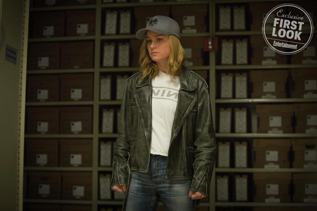 Brie Larson como Carol Danvers (Capitana Marvel). Fotografía de Chuck Zlotnick.