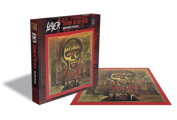 Puzzle de 500 piezas de «Seasons In The Abyss» de Slayer. Rock Saws/Zee Productions.