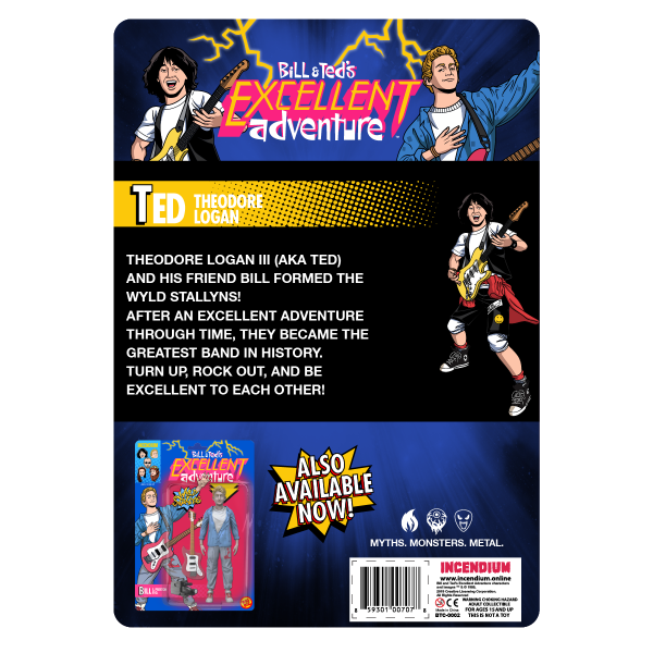 Bill & Ted's Excellent Adventure 'Ted Theodore Logan' FigBiz Action Figure