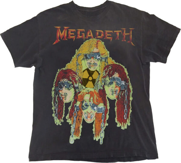 Camiseta «Glow In The Dark Heads» de Megadeth