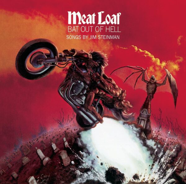 Portada de «Bat Out of Hell» de Meat Loaf por Richard Corben.
